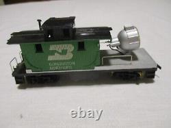 1 Burlington 6 Car Freight Train Set. Complete & Ready To Run