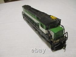 1 Burlington 6 Car Freight Train Set. Complete & Ready To Run