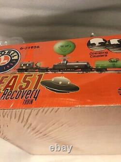 2002 Unopened Lionel Area 51 Train Set 6-31926 Ready To Run O Alien Recovery Car