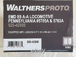 42900 Walthers HO EMD E8 A-A LOCO SET withLOKSOUND5 DCC & SOUND NIB