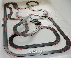 52' AFX Tomy Giant Raceway Track Slot Car Set, 4' x 8' Clean & Ready To RUN
