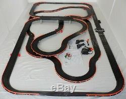 53.5' AFX Tomy LIGHTED Firebird Giant Raceway Track Slot Car Set, Ready To RUN