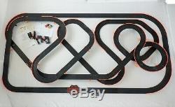 60' AFX Tomy Giant Raceway Track Slot Car Set, 4' x 8' Clean & Ready To RUN