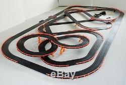 60' AFX Tomy Giant Raceway Track Slot Car Set, 4' x 8' Clean & Ready To RUN