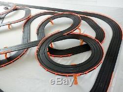 60' AFX Tomy Giant Raceway Track Slot Car Set, 4' x 8' Clean & Ready To RUN