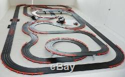61' AFX Tomy LIGHTED Firebird Giant Raceway Track Slot Car Set, Ready To RUN