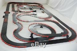 61' AFX Tomy LIGHTED Firebird Giant Raceway Track Slot Car Set, Ready To RUN