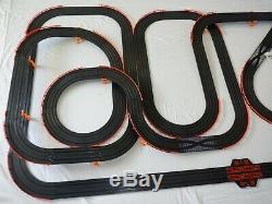 62' AFX Tomy Giant Raceway Track Slot Car Set withLighted Firebirds Ready To RUN