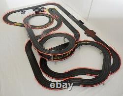 AFX Tomy 41' Giant Raceway Track POLICE Slot Car Set 72 x 42 100% Ready To RUN