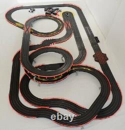 AFX Tomy 41' Giant Raceway Track POLICE Slot Car Set 72 x 42 100% Ready To RUN