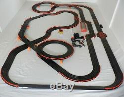 AFX Tomy 45' Mega Giant Raceway Track Slot Car Set 4' x 7 1/2' 100% Ready To RUN