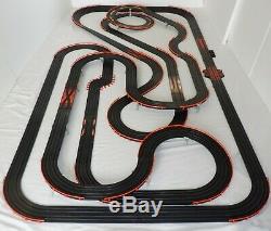 AFX Tomy 63.5' Mega Giant Raceway Track Slot Car Set, 4' x 8' 100% Ready To RUN