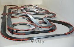 AFX Tomy 70.5' Mega Giant Raceway Track Slot Car Set, 4' x 8' 100% Ready To RUN