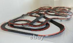 AFX Tomy 70.5' Mega Giant Raceway Track Slot Car Set, 4' x 8' 100% Ready To RUN