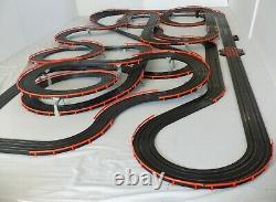 AFX Tomy 70.5' Mega Giant Raceway Track Slot Car Set, 4' x 8' 100% Ready To RUN