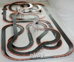 AFX Tomy 75.5' Mega Giant Raceway Track Slot Car Set, 4' x 8' 100% Ready To RUN