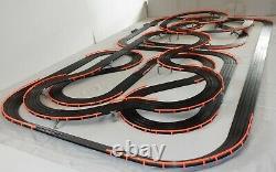 AFX Tomy 75.5' Mega Giant Raceway Track Slot Car Set, 4' x 8' 100% Ready To RUN