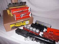 American Flyer #5630tbw 293 Engine + Freight Set+ Boxes Ready To Run! Lot #r-14