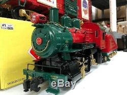 Aristocraft Christmas 0-4-0 Steam Engine Ready To Run Set with Track + Transformer