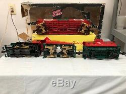 Aristocraft Christmas 0-4-0 Steam Engine Ready To Run Set with Track + Transformer