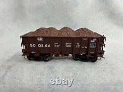 Athearn Conrail HO Ore Car Sets, With loads, 6 Cars RTR