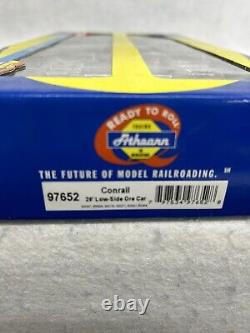 Athearn Conrail HO Ore Car Sets, With loads, 6 Cars RTR