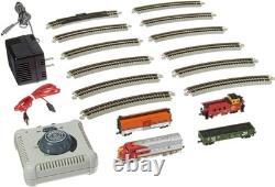 Authentic N Scale Bachmann Super Chief Diesel Train Set with Operating Lights