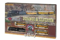 BACHMANN 00710 HO Durango & Silverton Steam Passenger Train Set READY TO RUN