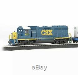 BACHMANN 00734 HO SCALE CSX Coastliner Train Set READY TO RUN