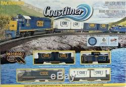 BACHMANN 00734 HO SCALE CSX Coastliner Train Set READY TO RUN