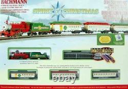 BACHMANN 24017 N Spirit Of Christmas STEAM Train Set READY TO RUN