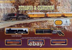 BACHMANN 24020 N SCALE Durango & Silverton Steam TRAIN SET READY TO RUN