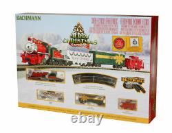 BACHMANN 24027 N Scale Merry Christmas Express STEAM Train Set READY TO RUN