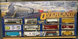 BACHMANN HO OVERLAND LIMITED STEAM TRAIN SET 614 model engine rtr BAC00614 NEW