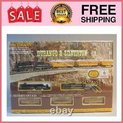 BACHMANN N SCALE DURANGO & SILVERTON TRAIN SET steam engine passenger BAC24020