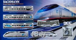 Bachmann 01204 Box Train Set Acela Express HO Scale Ready-To-Run