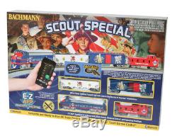 Bachmann 1503 HO Scale Ready to Run Train Set Scout Special E-Z App