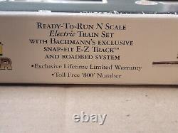 Bachmann 24004 PRAIRIE FLYER N Scale Electric Train E-Z Track Ready-to-Run Snap