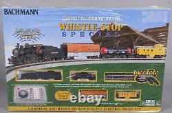 Bachmann 24133 N Scale Whistle-Stop Special Steam Starter Freight Train Set MT