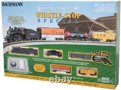 Bachmann 24133 N Scale Whistle Stop Union Pacific UP Steam Train Set with DCC &