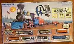 Bachmann Civil War Union Train Set Complete and Ready to Run HO Scale Train Set