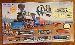 Bachmann Civil War Union Train Set Complete and Ready to Run HO Scale Train Set