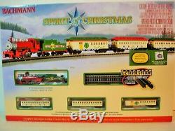 Bachmann Electric Model Train Set Spirit of Christmas N Scale Ready to Run-New