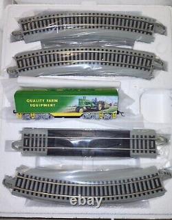 Bachmann Hawthorne Village HO John Deere F7A Loco & Cars Train Set Ready To Run