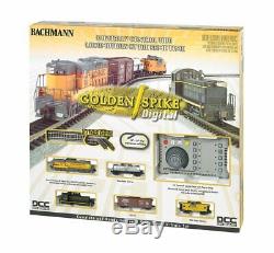 Bachmann Industries Golden Spike Ready to Run Electric Train Set with Digital