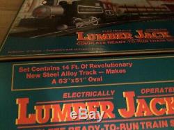 Bachmann Lumber Jack G Scale 90017 Ready to Run Set WORKS