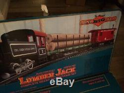 Bachmann Lumber Jack G Scale 90017 Ready to Run Set WORKS
