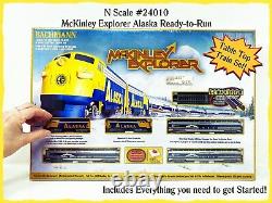 Bachmann N Scale #24010 MCKINLEY EXPLORER ALASKA Ready-to-Run Train Set NEW