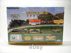 Bachmann N Scale Whistle Stop Special 4-6-0 Steam Freight Train Set Bac24133 New