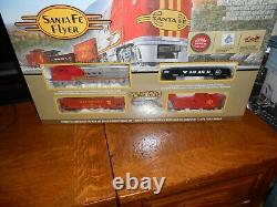 Bachmann Santa Fe Flyer Ho Complete And Ready To Run B/new Factory Sealed Free S